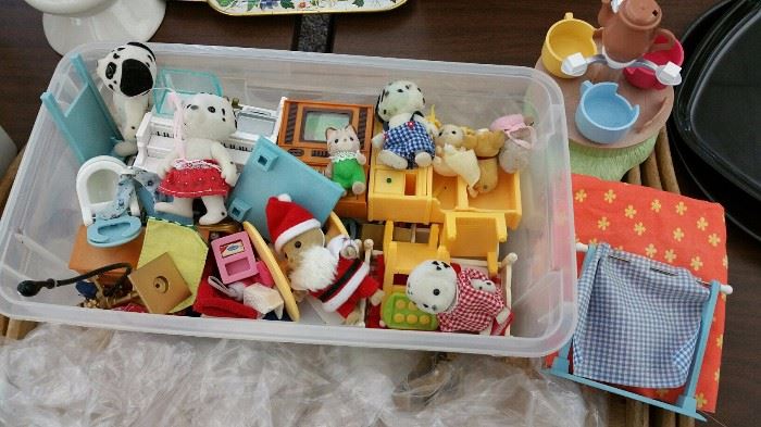 Calico critters collection - will go with house