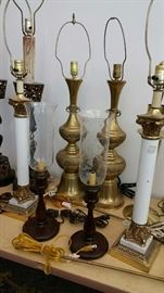 a ton of styles available in the lamps!