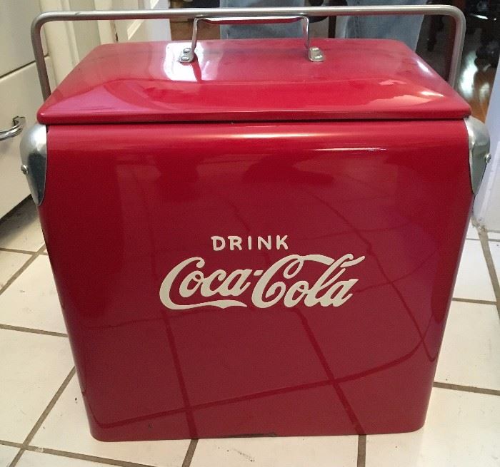 restored Coca-Cola cooler
