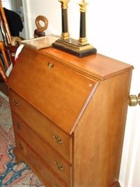 Hard rock maple secretary