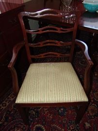 Mahogany arm chair