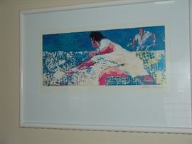 Leory Neiman tennis lithograph