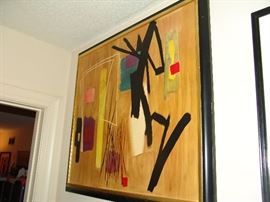 Abstract oil painting