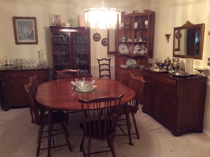 Cherry dining room set