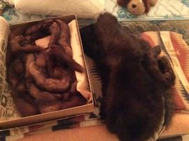 Mink boas