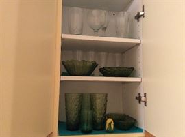 Miscellaneous vintage glass