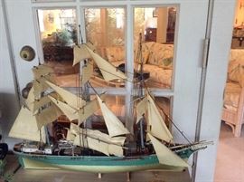 Vintage masted Ship 