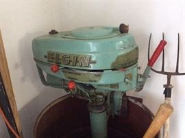  Vintage Elgin  boat motor 
