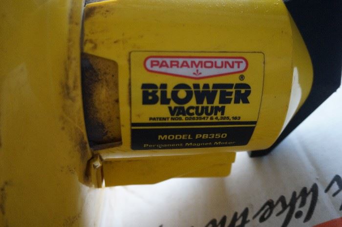 Paramount Blower Vacuum