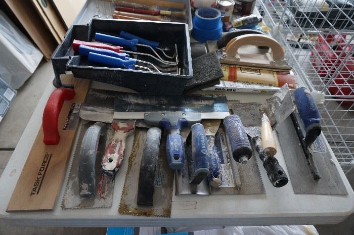 tools, painting supplies