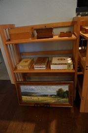 Cigar Boxes, Book Shelves