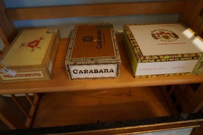 Carabana, MonteCristo Cigar Boxes
