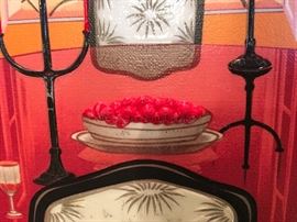 Moving sticker still lightly on. Did not want to try to remove it.