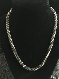 Lagos Signature Caviar Beaded Necklace 18"