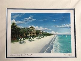 Disney Vero Beach 14" x 11" $40.00