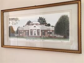 Framed Print of UVA Rotunda