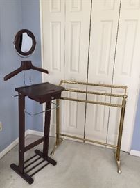 Clothes Valet and quilt rack