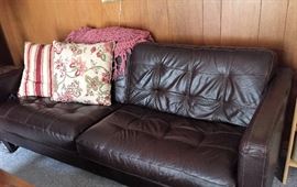 Sofa and pillows