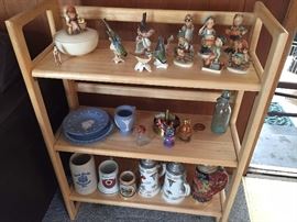 Wedgewood, hummel figurines and steins