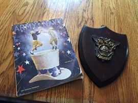 Army Navy game program 1954