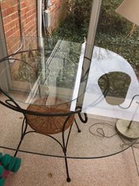 Glass Patio Table