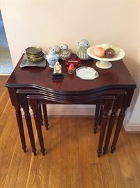 Nested tables and knick knacks