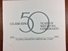 Signed/numbered print: William C. Morris. A pair of Widgeons. 1984-85 Federal Migratory Waterfowl Stamp. 