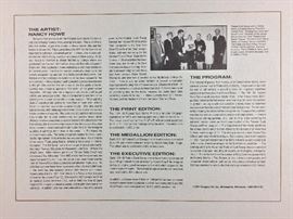 Signed/numbered/stamp - 1991-92 Duck stamp print by Nancy Howe. 