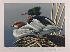 Signed/numbered/signed stamp, 1994-95 Federal stamp. print by Neal R. Anderson