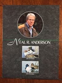 Signed/numbered/signed stamp, 1994-95 Federal stamp. print by Neal R. Anderson