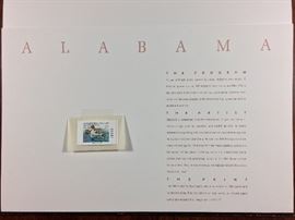 Signed/numbered/signed stamp. 1987 AL Duck Stamp and Print by Robert C. Knutson.