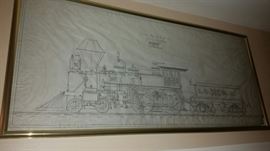 Original train sketching