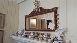 Chippendale Overmantle Mirror with Gilt mountings
