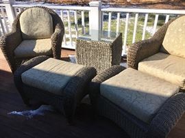 Sturdy outdoor wicker