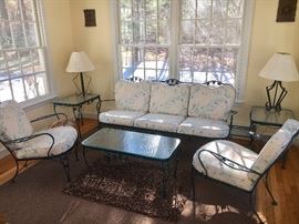 Sturdy metal furniture