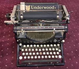 Antique Underwood typewriter