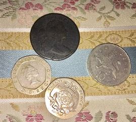 The coin at the top is neat - 1802 American