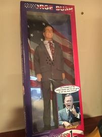 Talking President Action Figures.