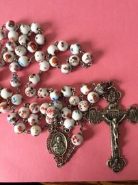 Holy Rosary with Sterling icons