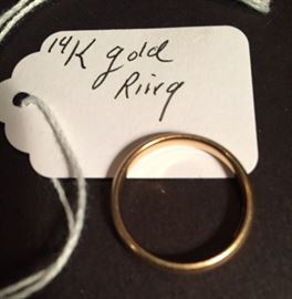 Another 14K gold ring.