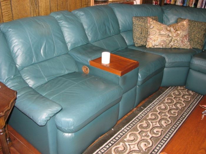sectional sofa - 2 recliners