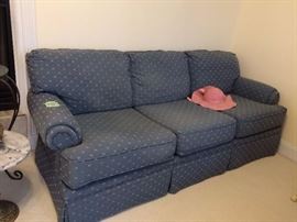 #53 Blue Clayton Marcus sofa $75 