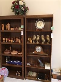 #19 (2) laminate bookcases $30 each 6ft. tall 