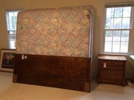 #2 King size Restonic mattress set $75
#3 King size headboard made from a door $75