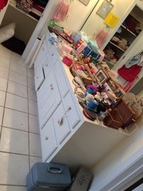 #35 Blue Samsonite make up case $25