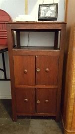 Tall Antique Night Table