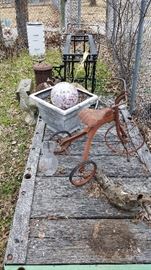 Old Tricycle, Assorted outdoor and Iron Items
