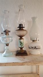 Asst. oil Lamps