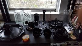 Black Amethyst Depression Glass