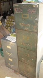 Vintage Steel File Cabinets, Smaller is Legal Size